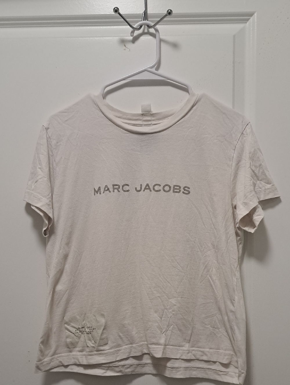 Marc Jacobs Off-White Logo T-Shirt